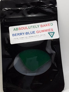 "ABSOULUTELY BAKED" 100mg BERRY-BLUE GUMMIES 2/$10